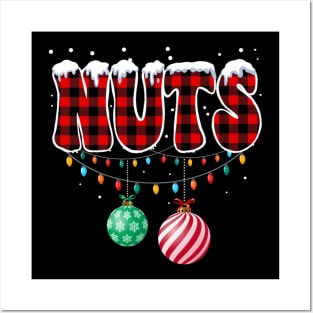 Chest Nuts Christmas Matching Couple Chestnuts Posters and Art